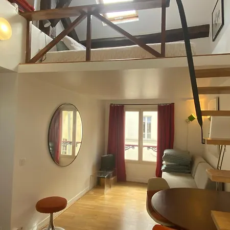 Marais Studio With Mezzanine Paris Exterior photo
